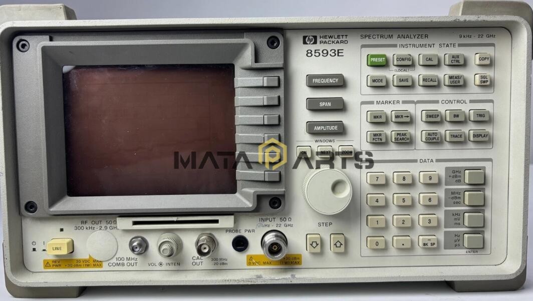 ONE USED HP Agilent 8593E spectrum analyzer,ms 9KHz-22GHz