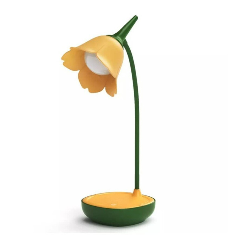 Wireless Charging Floral Lamp ||3 lighting modes||USB-C power cord included New