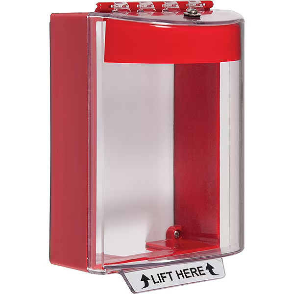 Stopper Cover, Polycarbonate, Surface Mount, 5 1/2 in W x 8 1/8 in H x 4 in D,