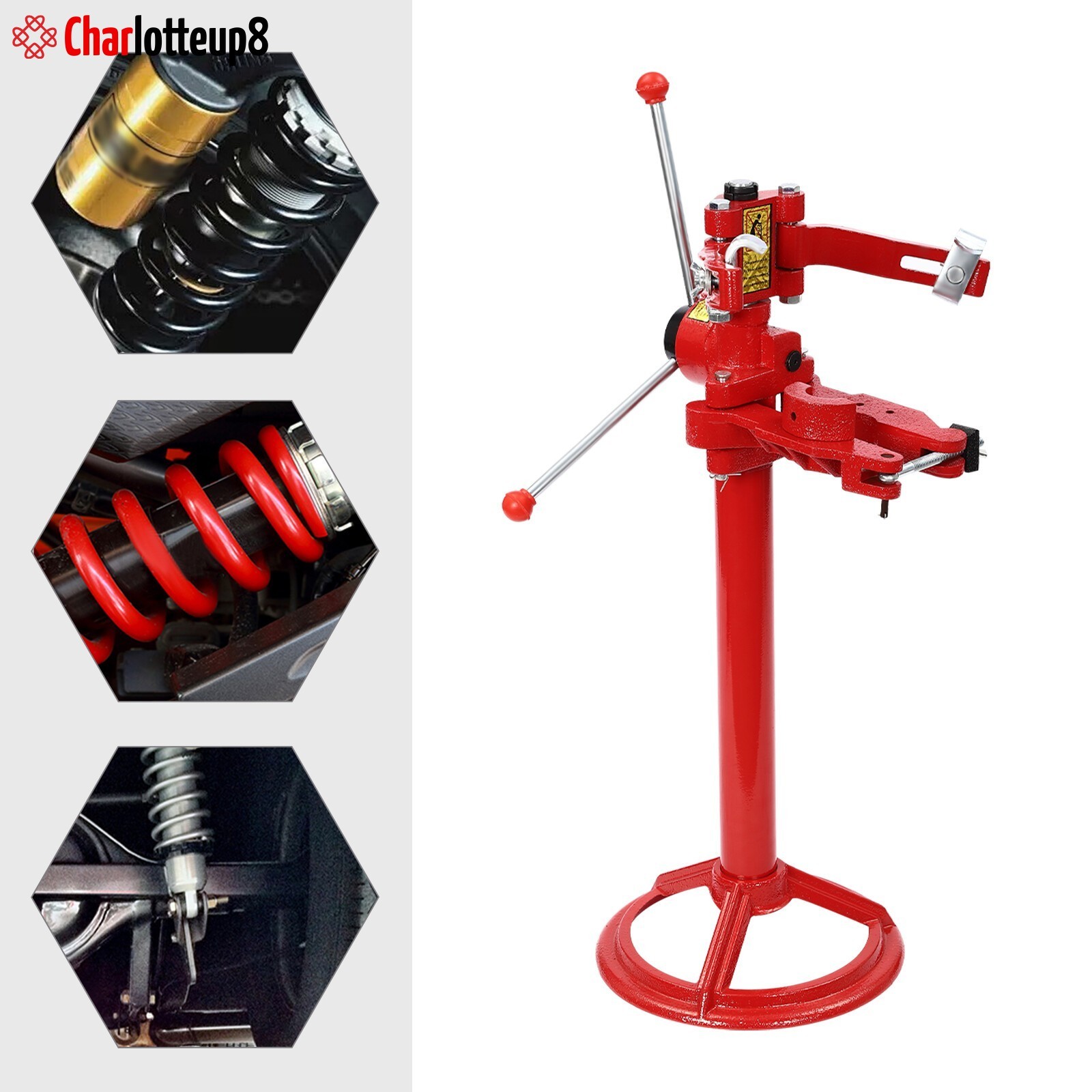 2200lbs Vehicle Auto Spring Compressor Hand Operate Strut Spring Compressor Tool