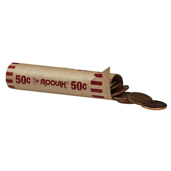 1971 Circulated penny roll of 50 coins