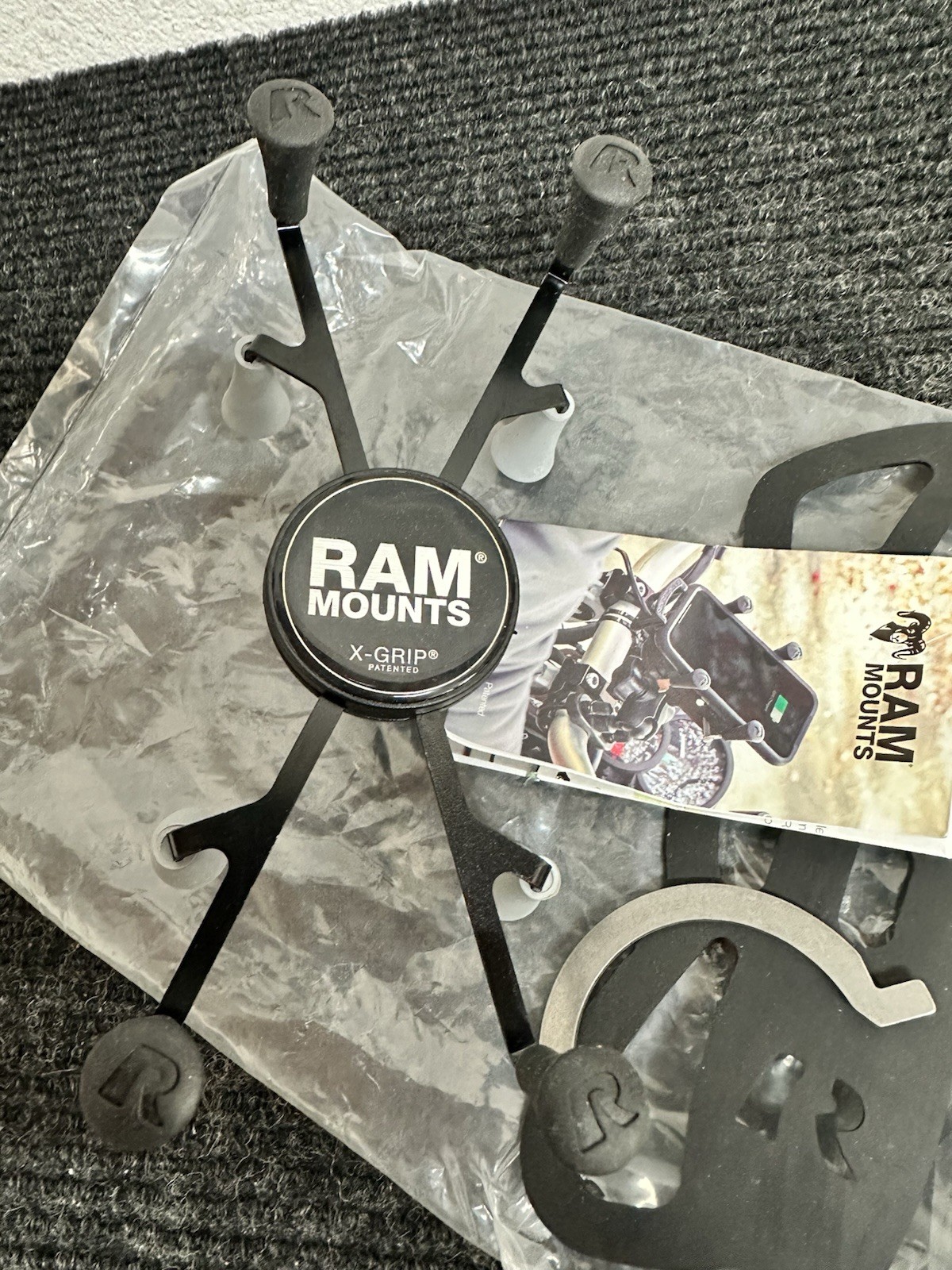 Ram Mount X-Grip Tablet Holder Universal With 1” Ball For 7-8” Tablet