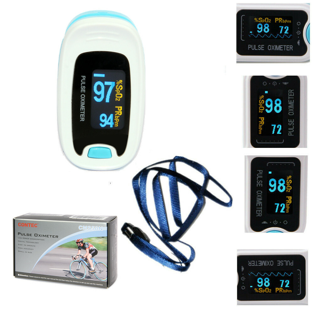 OLED Finger Pulse Oximeter Heart Rate Monitor Blood Oxygen Meter SpO2, US Seller