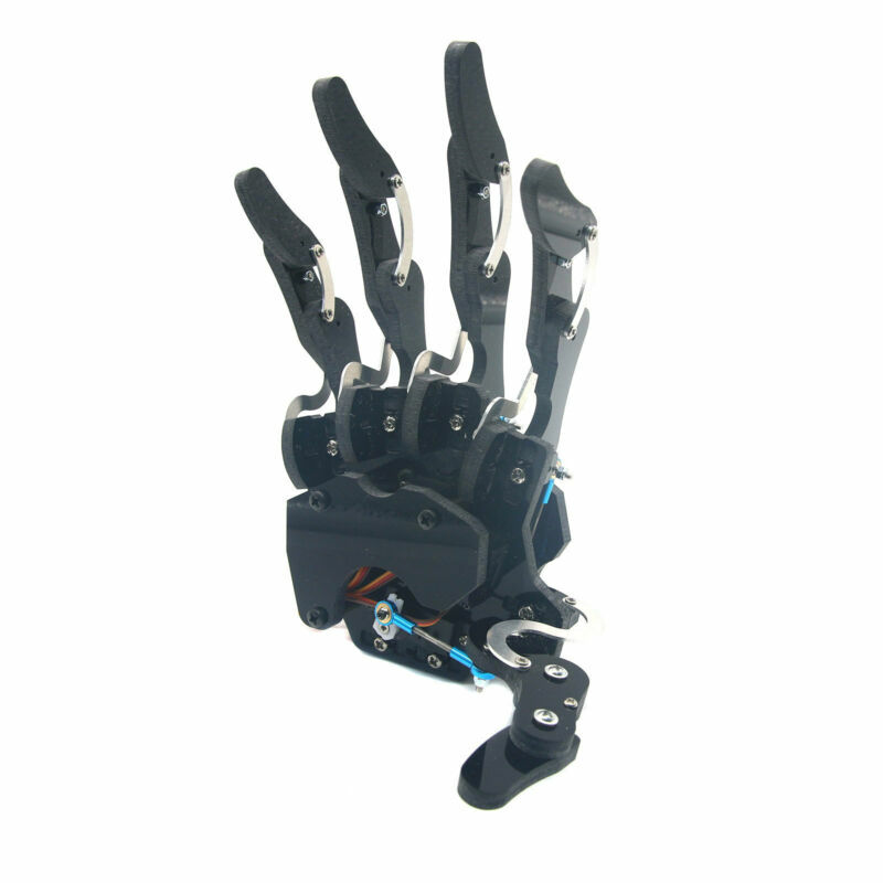 Mechanical Claw Clamper Gripper Arm Robot Right Hand Fingers+Servo DIY Assembled