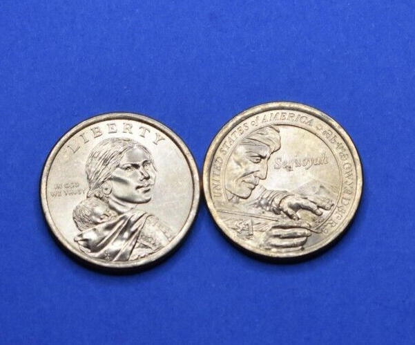 2017 P Sacagawea Native American Golden Dollar