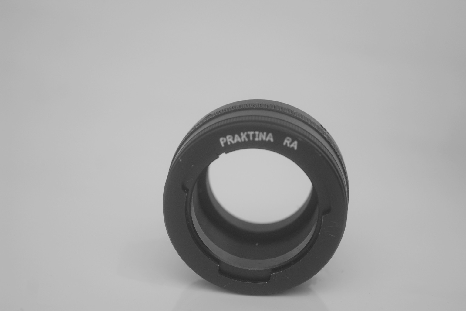Praktina FX Lens onto  Cine C thread mount adapter with close focus adjustable