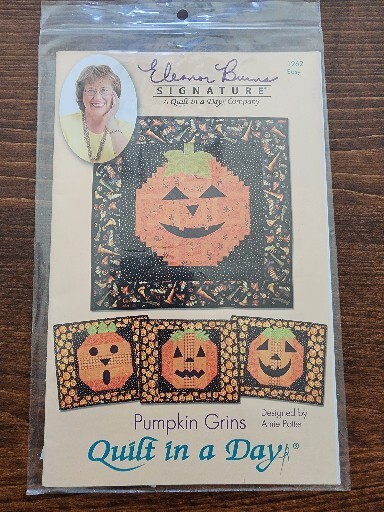 Eleanor Burns Signature- Pumpkin Grins - Pattern Quilt in a Day Pattern