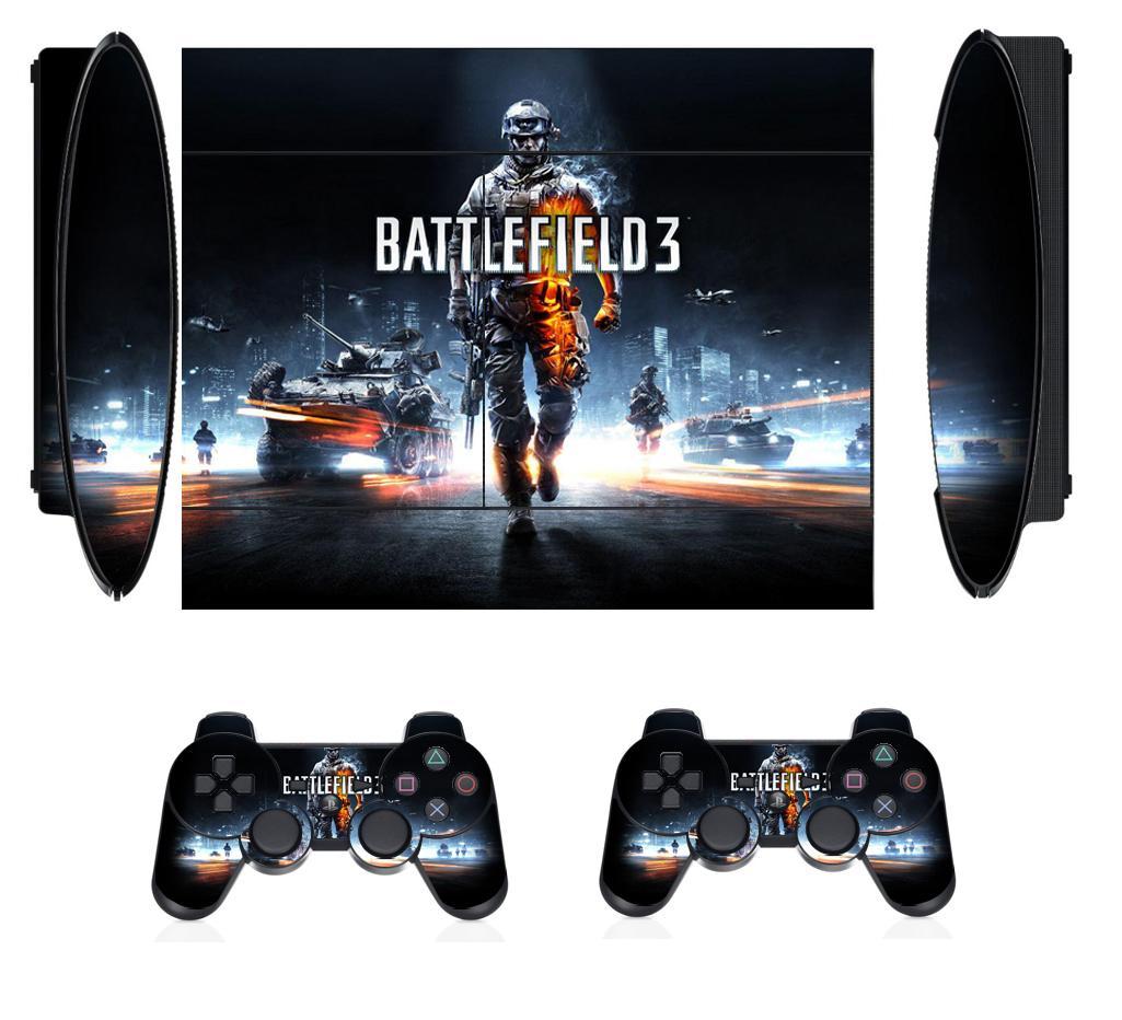 Battle 202 Skin Sticker for PS3 PlayStation 3 Super Slim and 2 controller skins