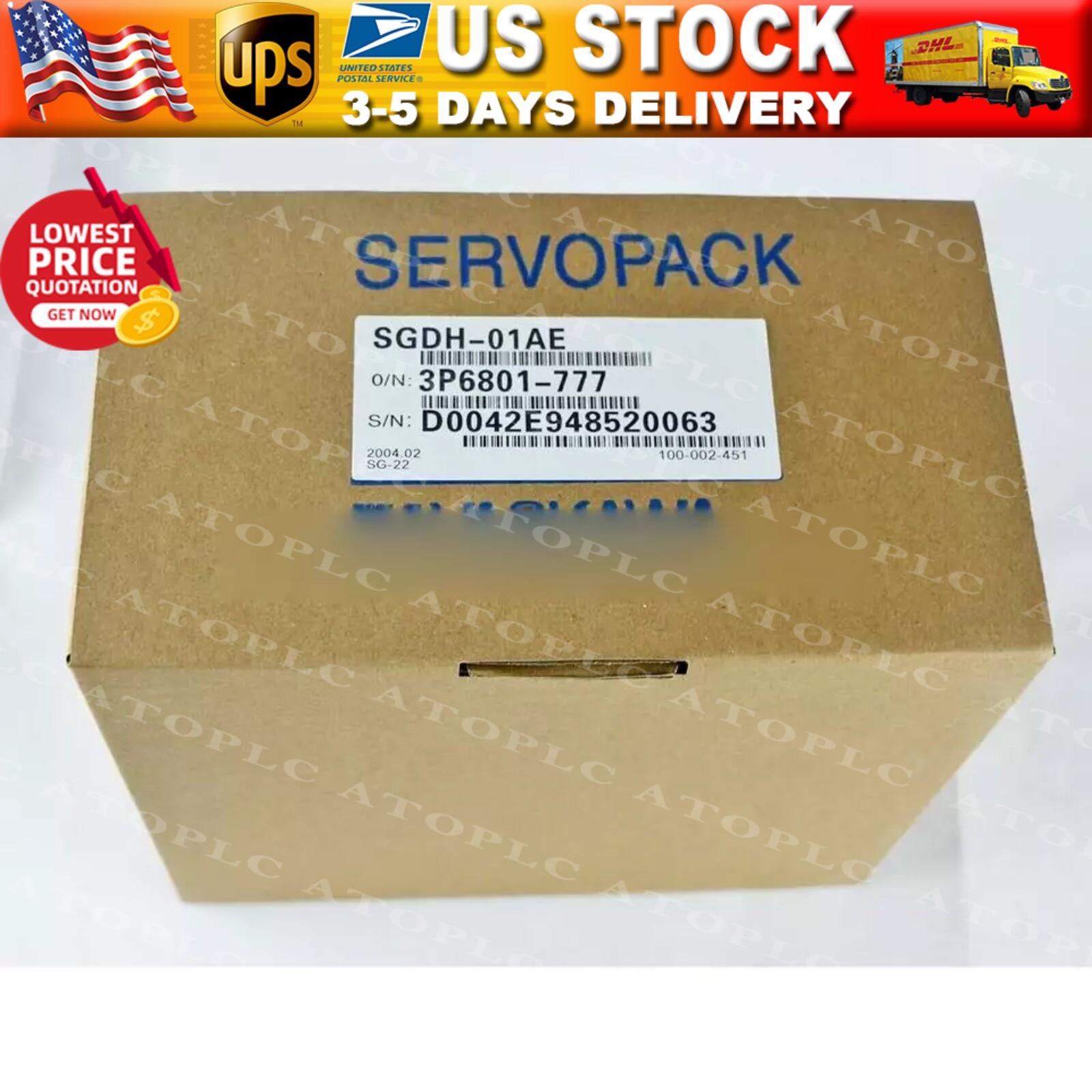 US FREE TAX Yaskawa SGDH-01AE Servo Driver 1PC   SGDH-01AE