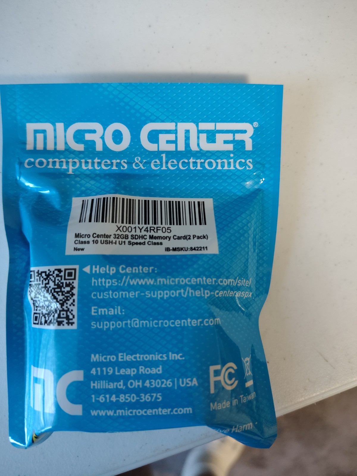 Micro Center USB C SD Card Reader New Sealed