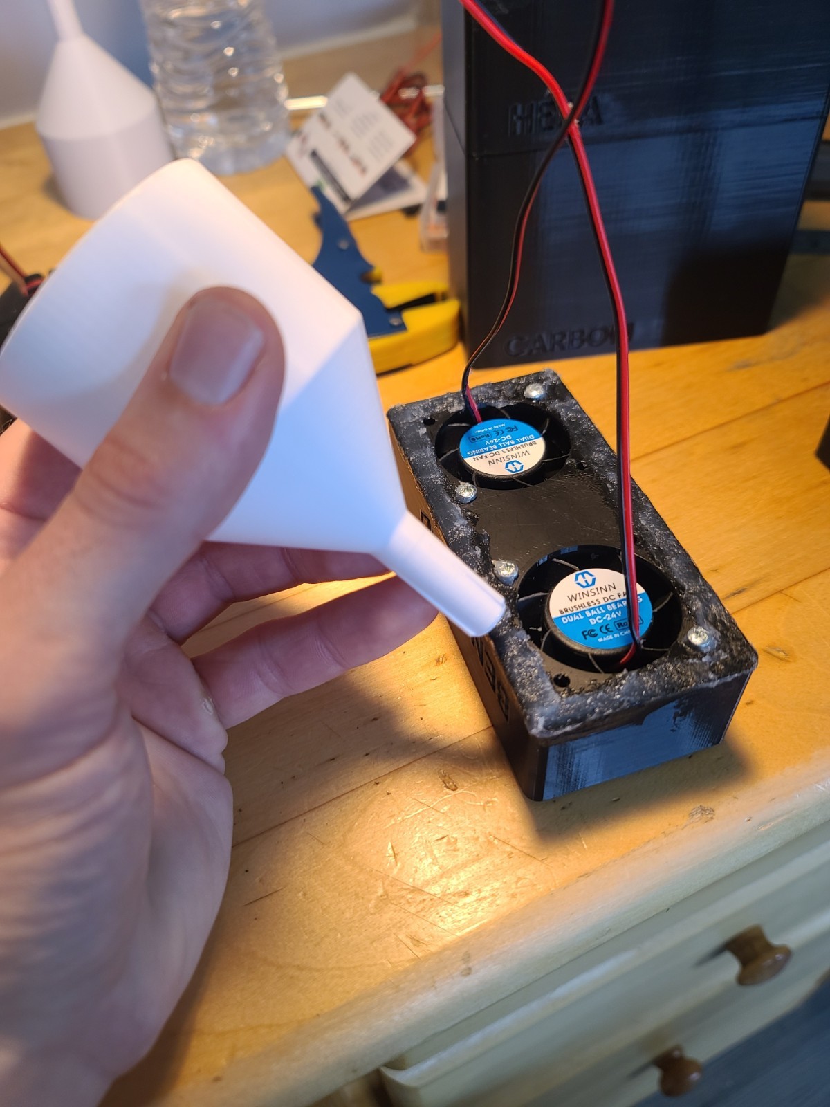 Precision Anti‑Glug Micro Funnel | PETG | Oil, Solvent, Additive, Reloading