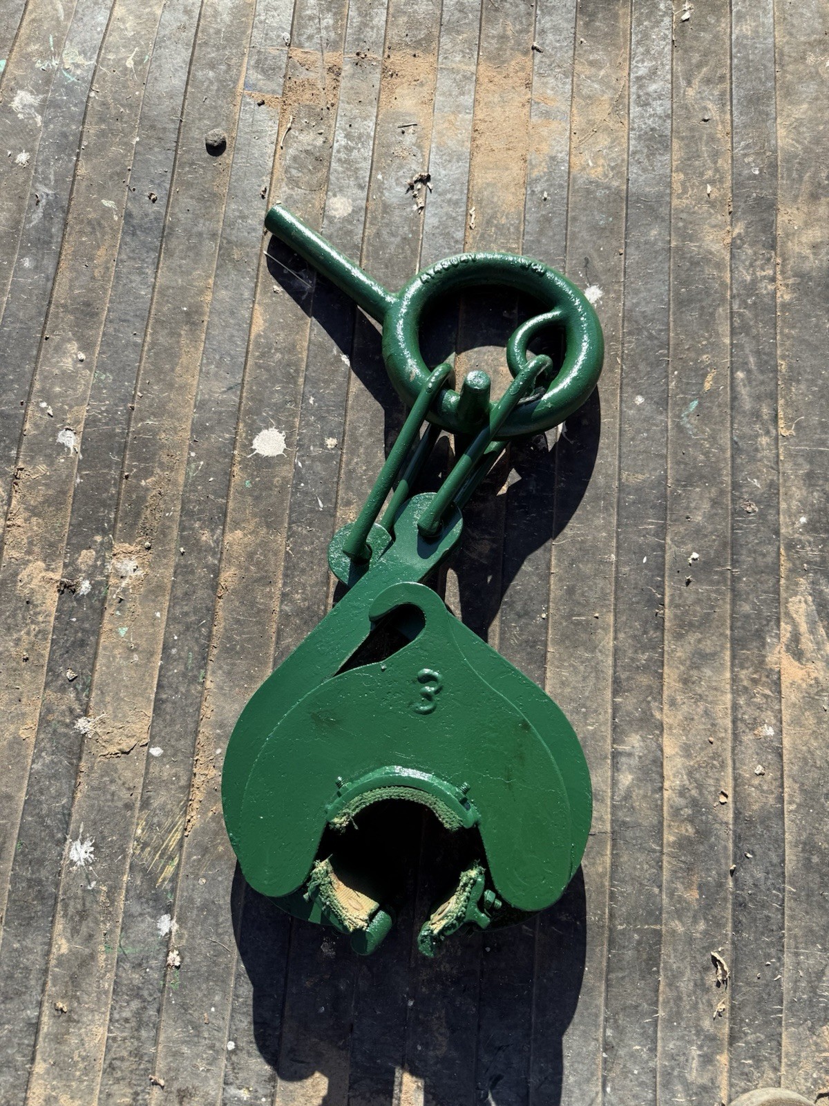 Unbranded 3” Three Inch Pipe Lifting Carrying Tong Tongs Clamp