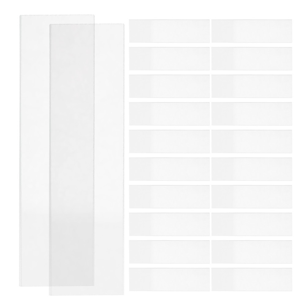 50 Pcs Slide for Microscope Specimen Slides Glass Microscopes Laboratory