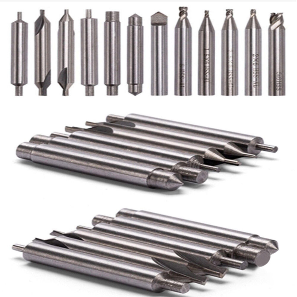 17PCS Drill Bits Set For 368A 339C Locksmith Tool Vertical Key Machine Cutter