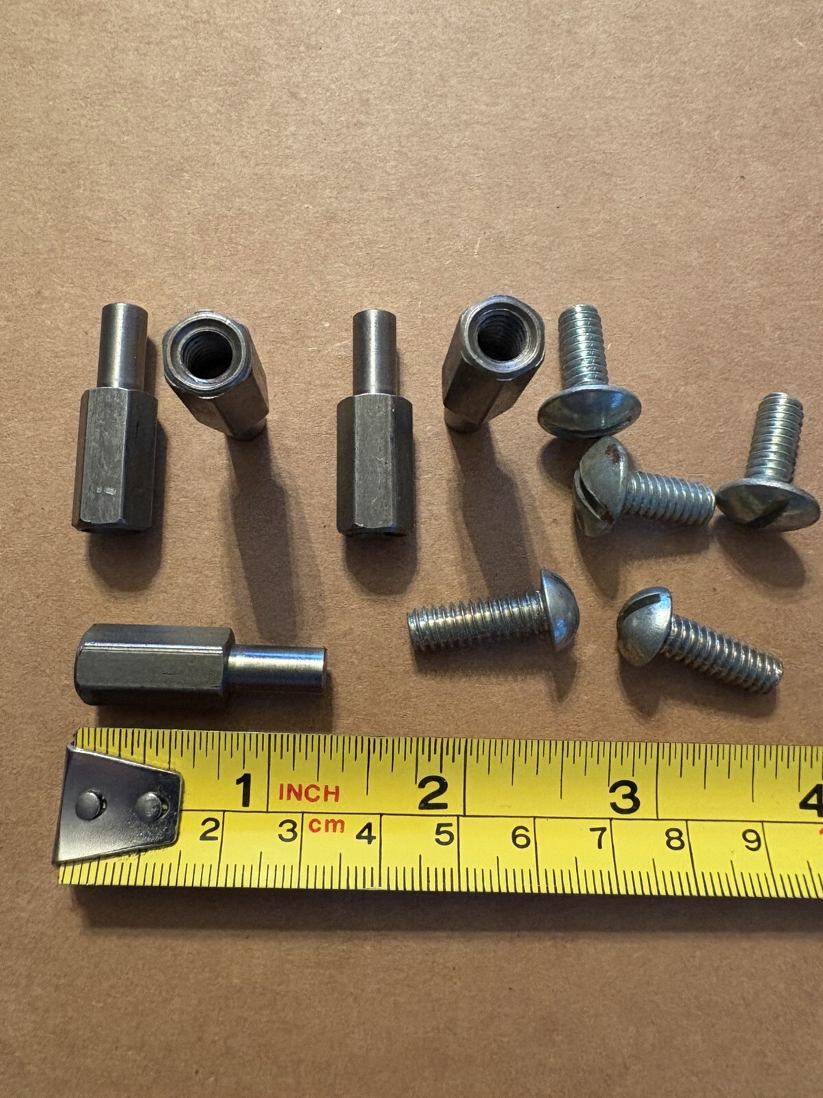 1/4" Round Shank x 1-5/16" OAL with 1/4"-20 Thread, And5 Pc 3/4” X 1/4”-20 Bolt