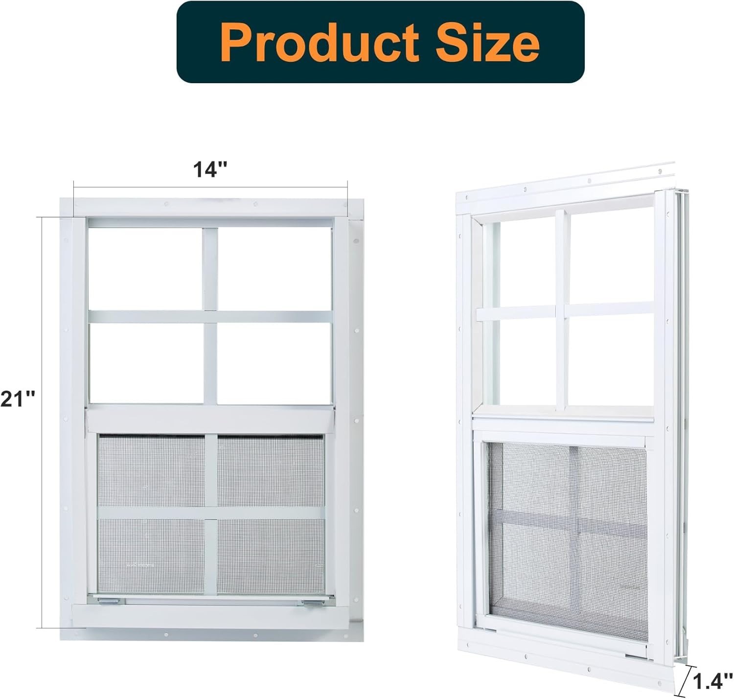 Sleek Flush Mount 14x21