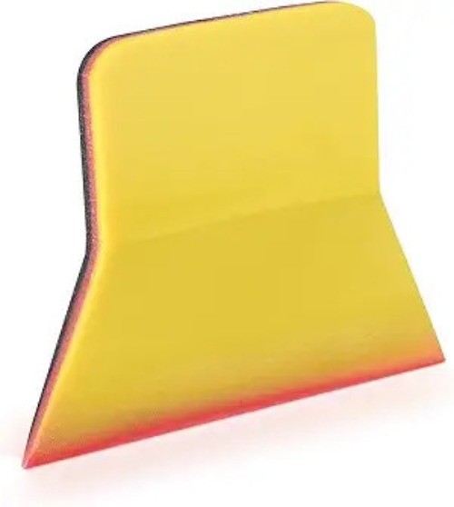 PPF Squeegee, Small Squeegee for Vinyl, 4-Inch TPU R Color: YellowSize: 4 Inch