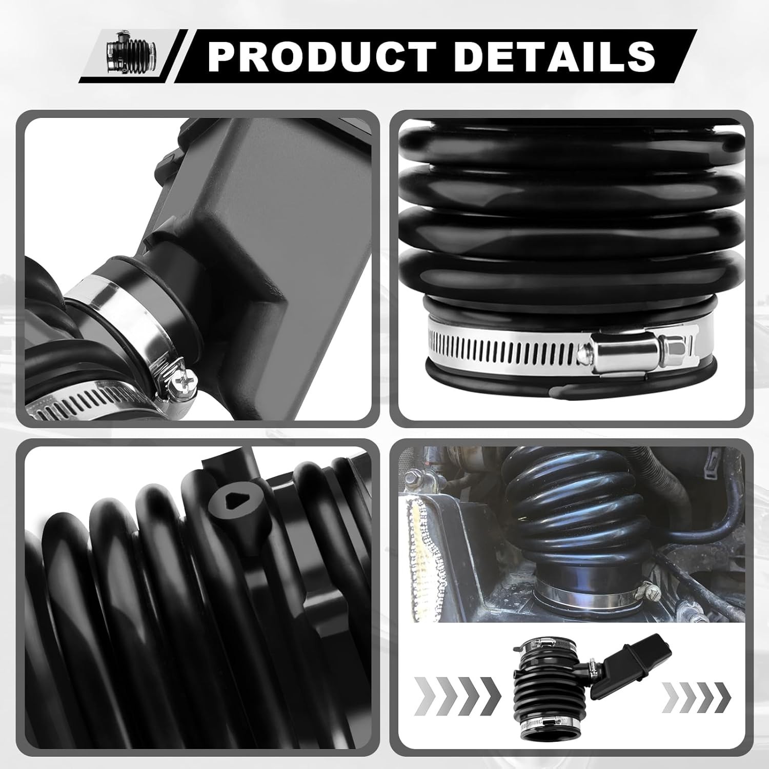 Engine Air Intake Hose(With clamp) for Nissan Murano 2015-2023 Pathfinder 2013-2