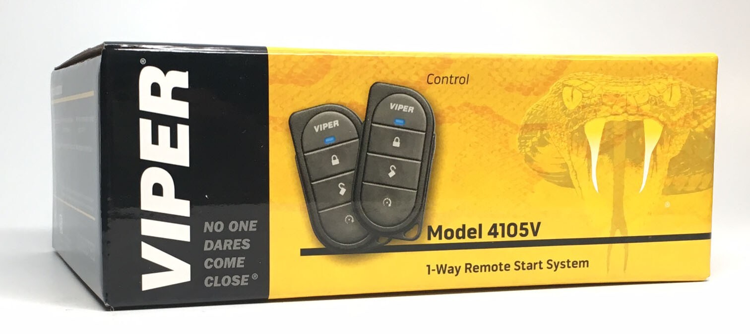 Viper 4105V 1-way Car Remote Start System TWO 4-Button Remotes + DB3 Bypass