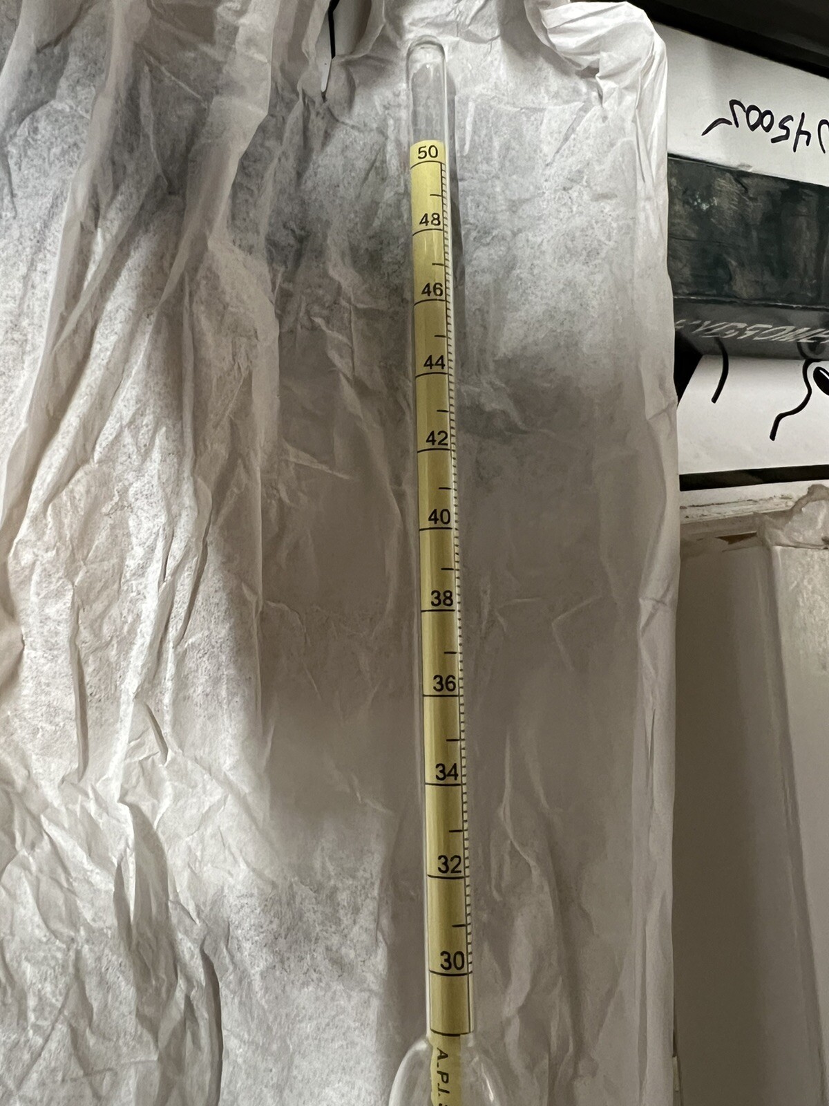 W.L. Walker Certified API Gravity HYDROMETERS 30-50.