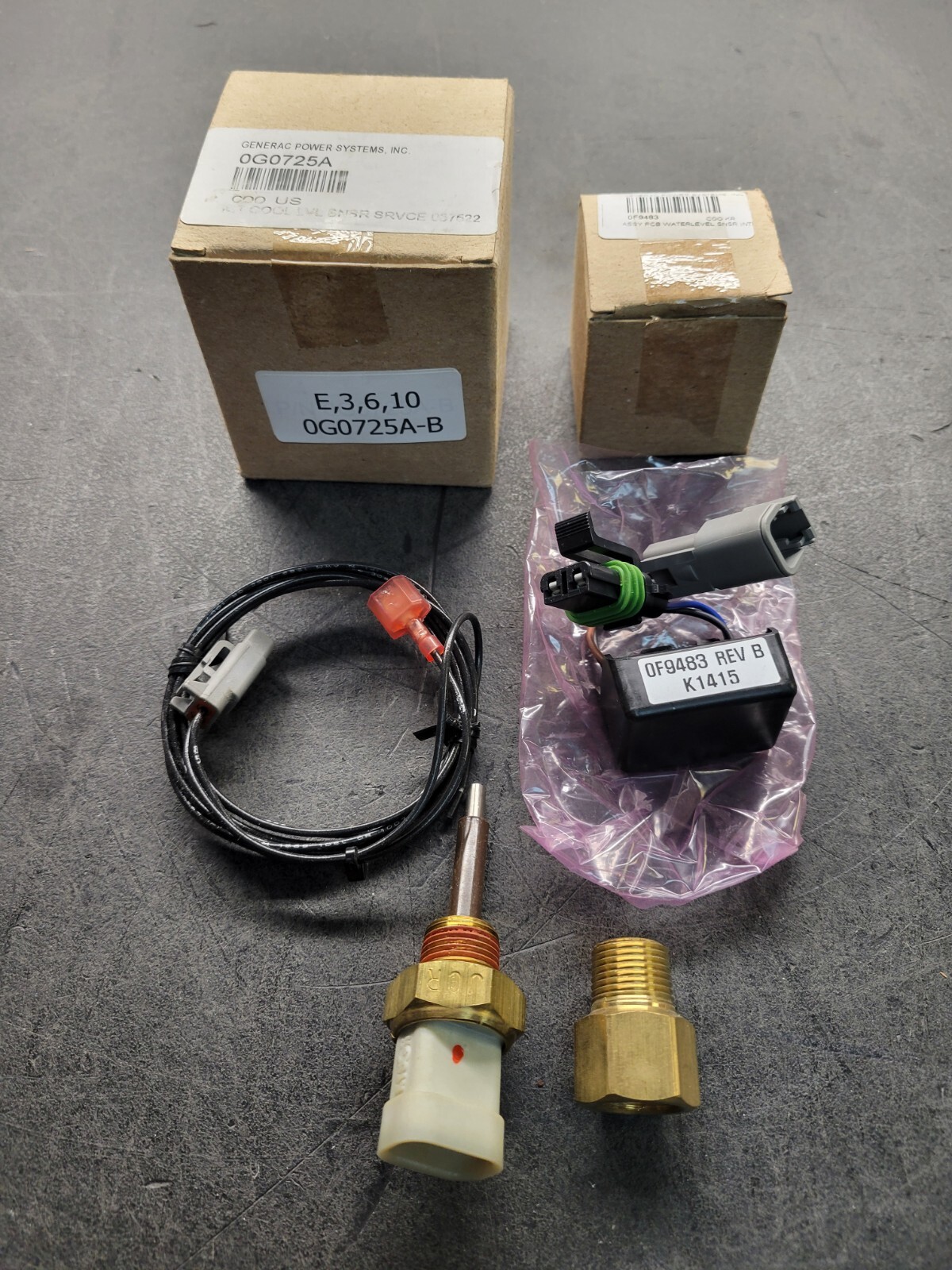 Generac #0G0725A Coolant Level Sensor Kit.