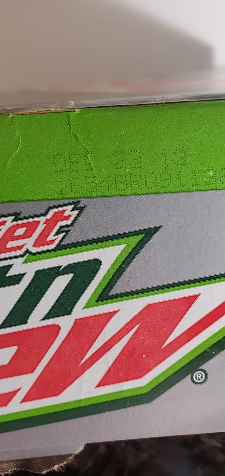 2013 Diet Mountain dew Limited Edition Lost Camo Pack Empty Sleeve