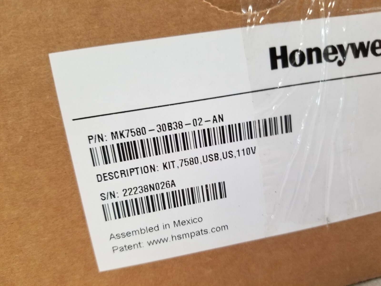 Honeywell MK7580-30B38-02-AN Barcode Scanner Reader w/ USB Cable