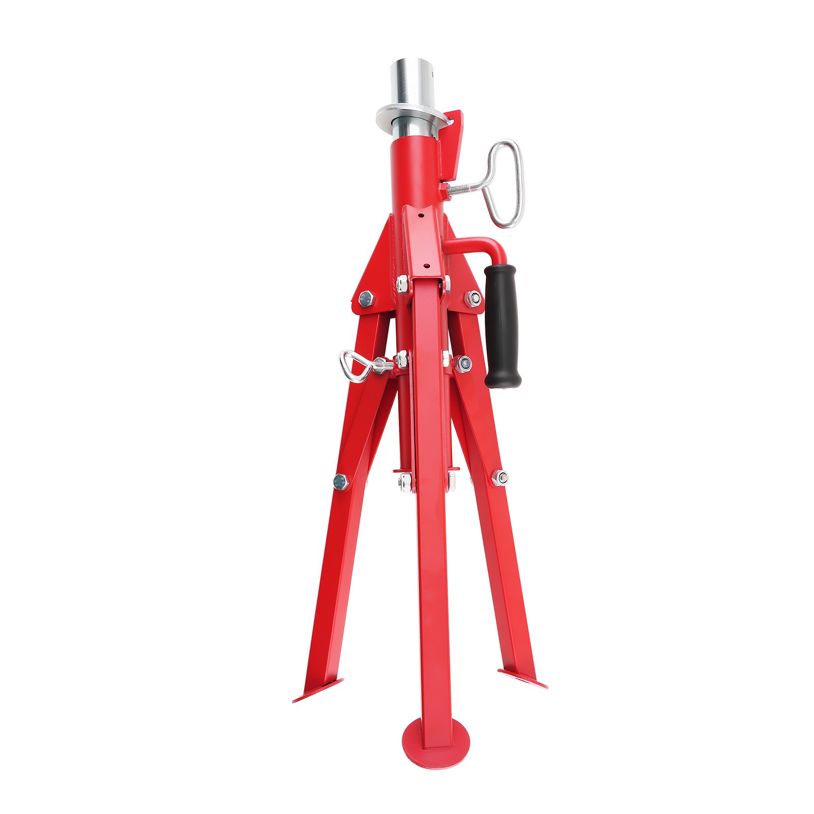 Ball Transfer Pipe Jack Stand 2500lbs Welding Support 24-42in Adjustable