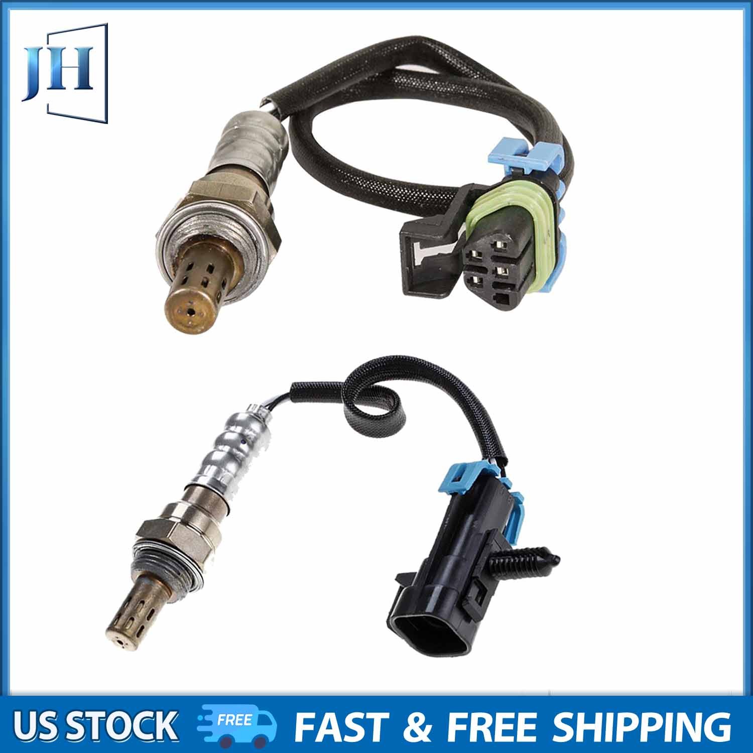 OEM 2Pcs Up&Downstream Oxygen Sensor For 2011 2012 2013 2015 Chevy Equinox 2.4L