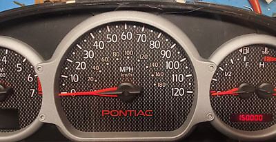 2003 to 2005 PONTIAC AZTEK INSTRUMENT CLUSTER ADVANCED EXCHANGE SERVICE 2004