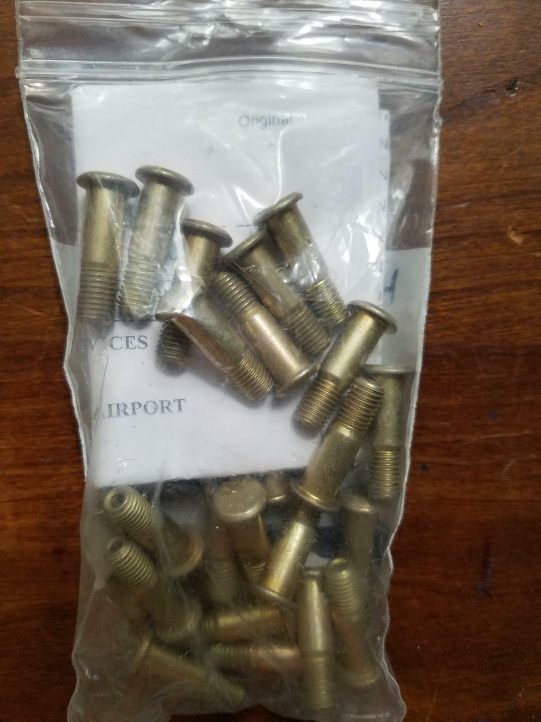 New - Aircraft Hi-Lok Pins HL62PB8-8 With East Coast Aviation Trace/Cert
