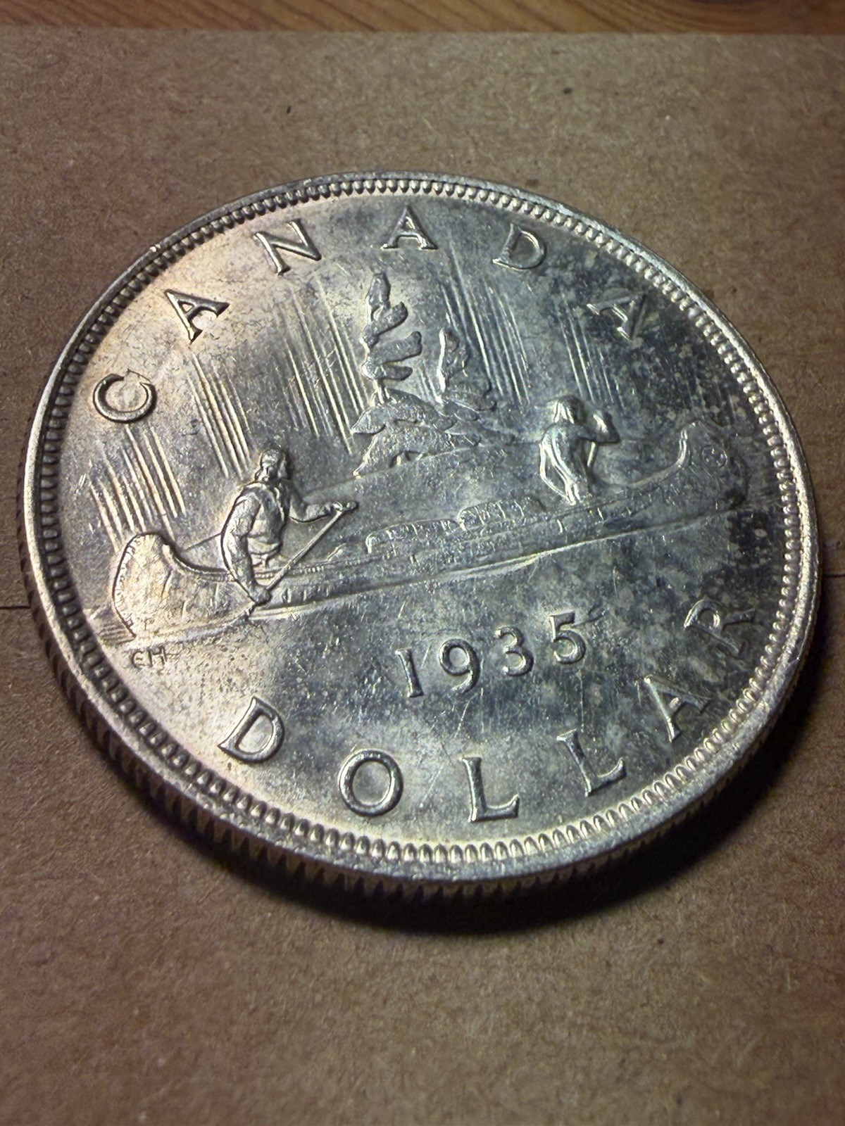 1935 Canadian Silver Dollar - As Shown! (#2455)