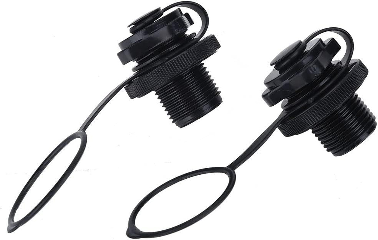 2PCS Air Valve Inflatable Kayak Screw Air Valve Spiral Air Plugs Replacement Raf