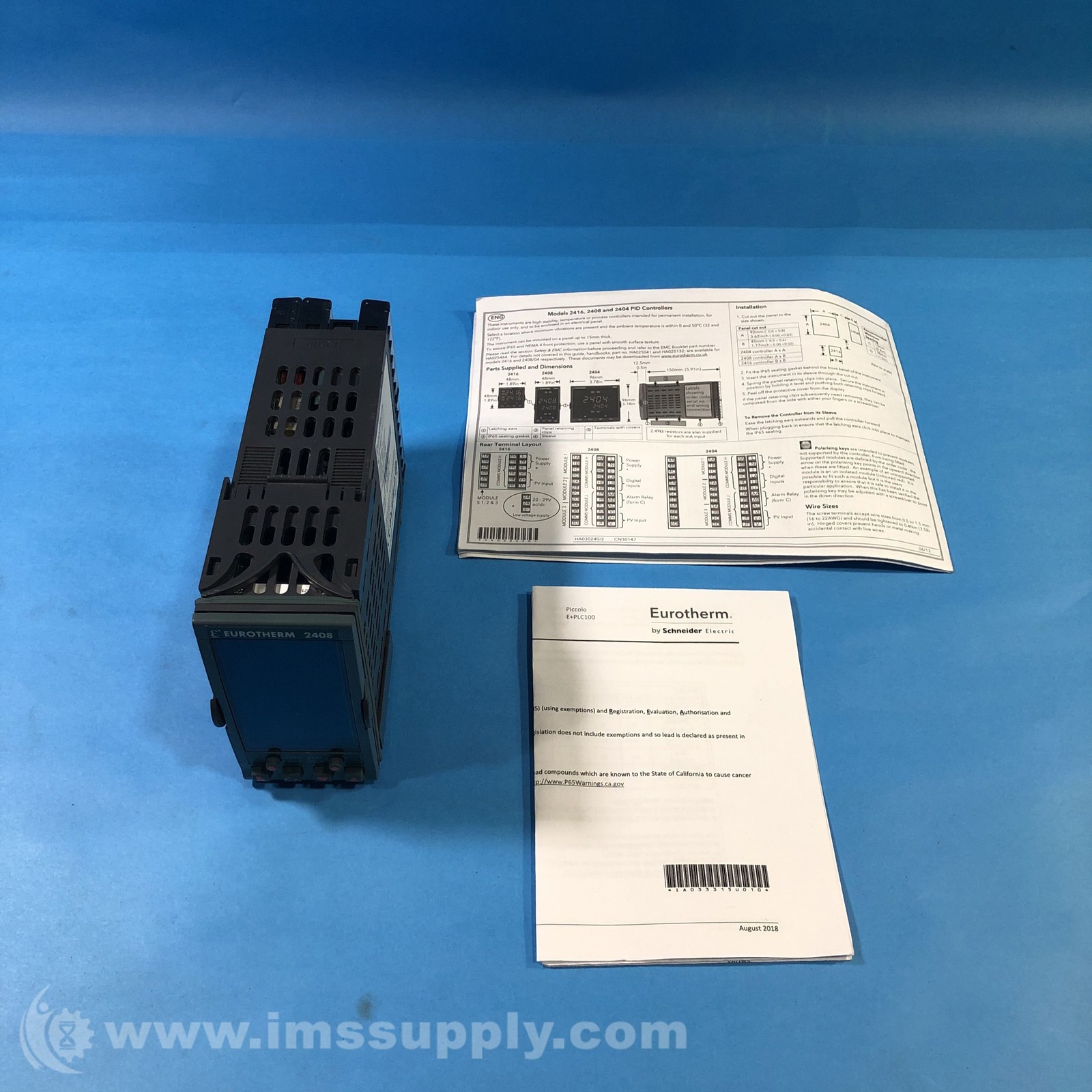 Schneider Electric SP0200370 Temperature Controller Programmer FNIP
