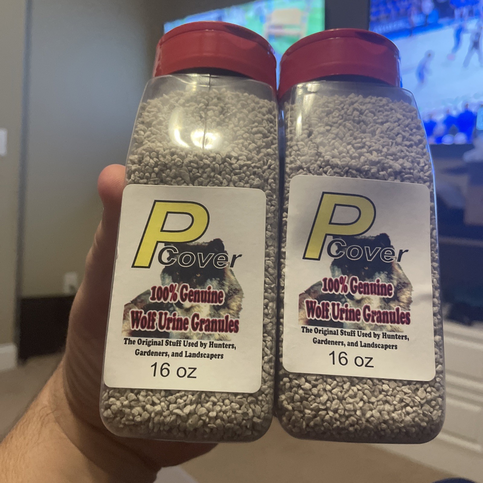 Lot Of 2 Pmart PCover Wolf Scent Granules 16 Ounces New