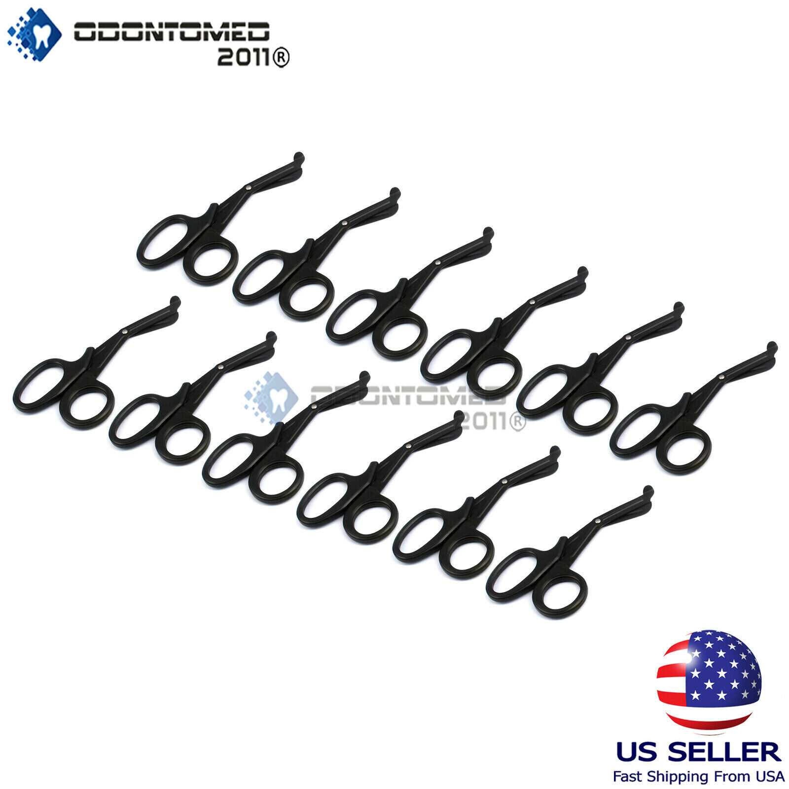 50 Pieces PARAMEDIC EMT TRAUMA SHEARS SCISSORS FIRST AID 5.5" Black finish