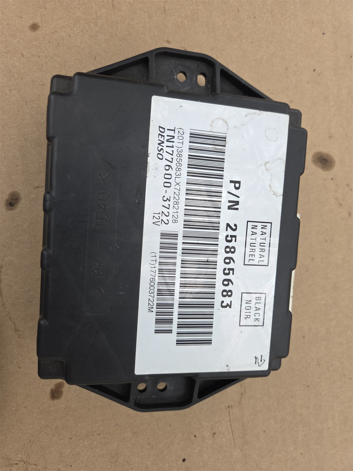 2008-2009 Cadillac CTS Temperature Control Module 25865683 used oem