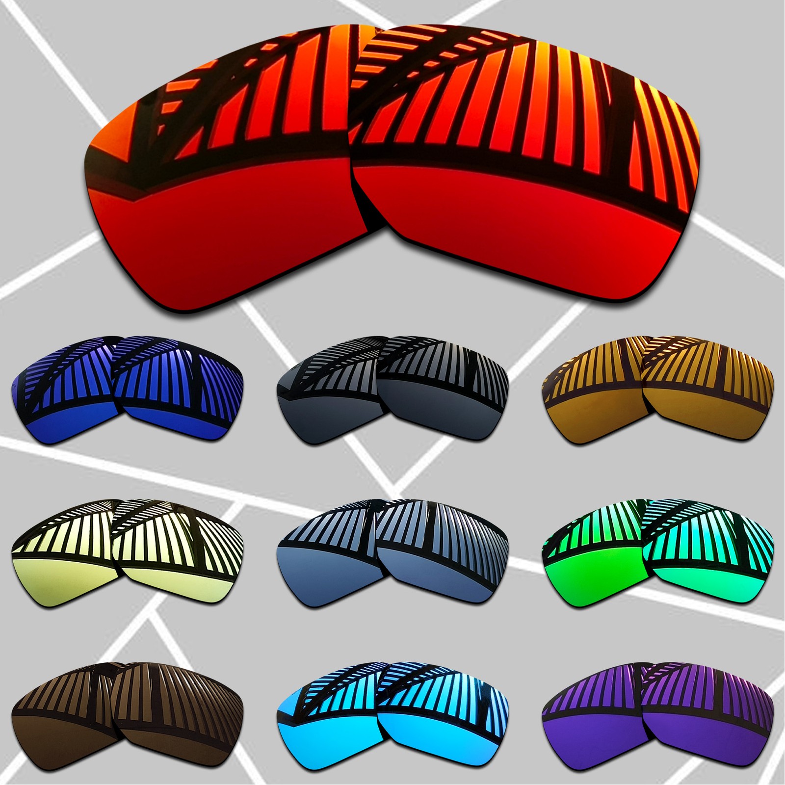 TRUE POLARIZED Replacement Lenses for-Oakley Ejector OO4142 Sunglasses Multi-OPT