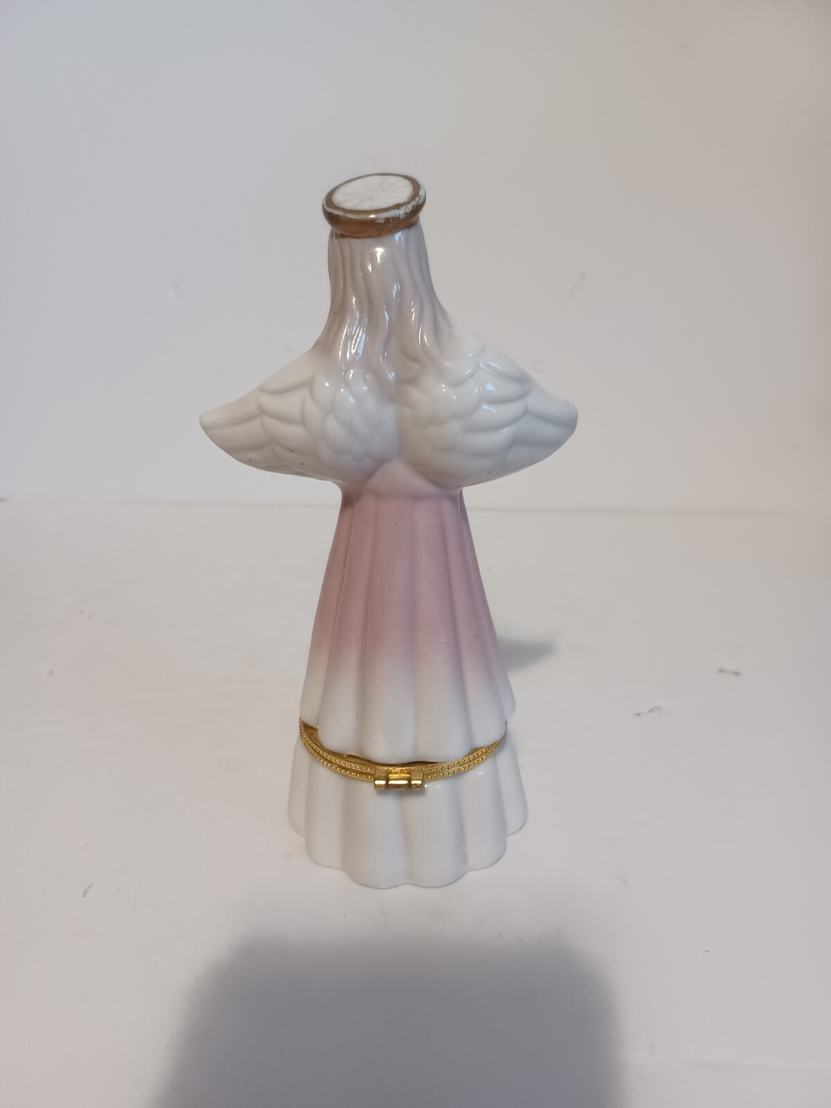 Angel w/Harp Trinket Ring Hinged Box