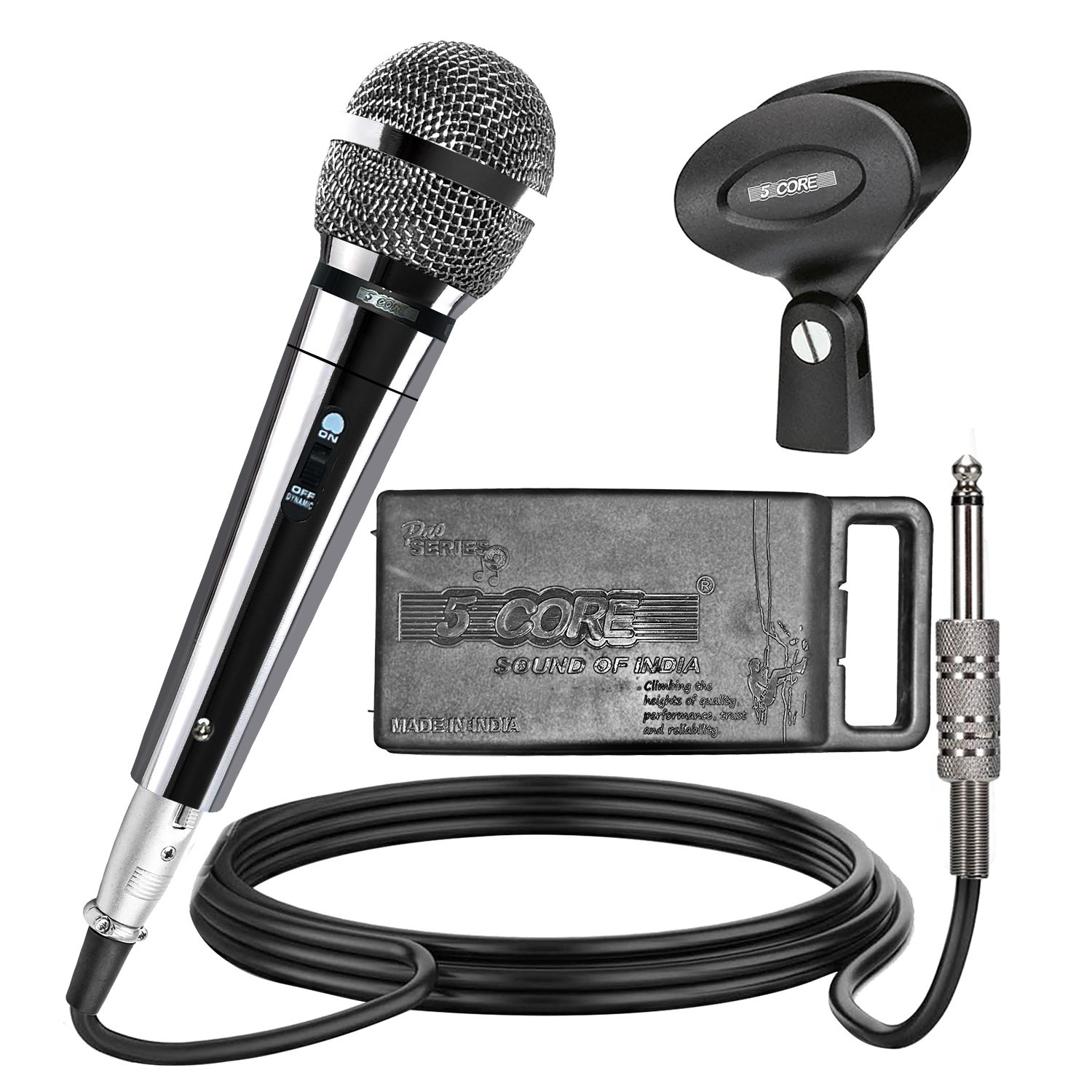 5Core Metal Professional Wired Handheld Mic Karaoke Dynamic Microphone w XLR