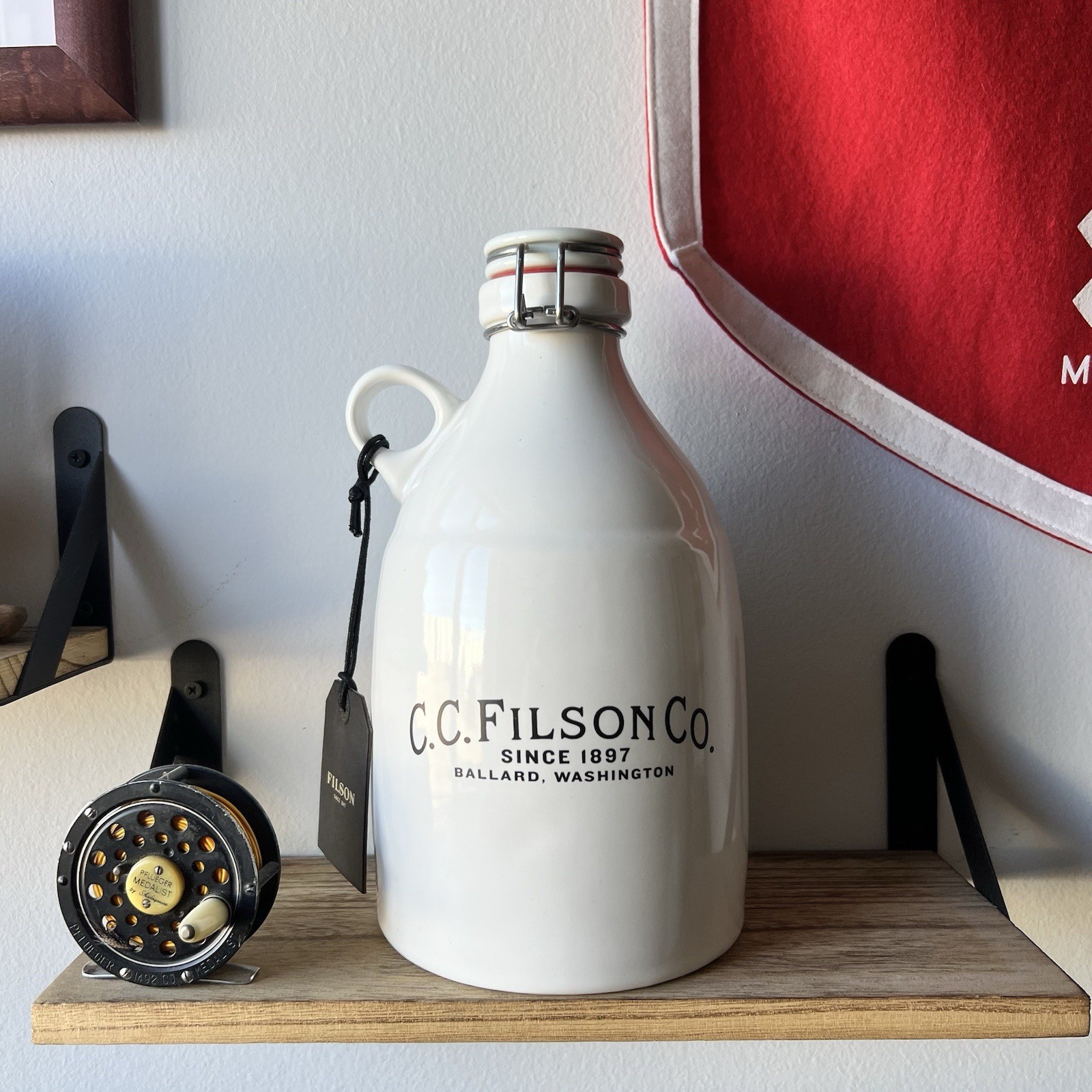 Filson Great Jones Growler | Handmade in Portland, OR, USA | 64OZ Ceramic