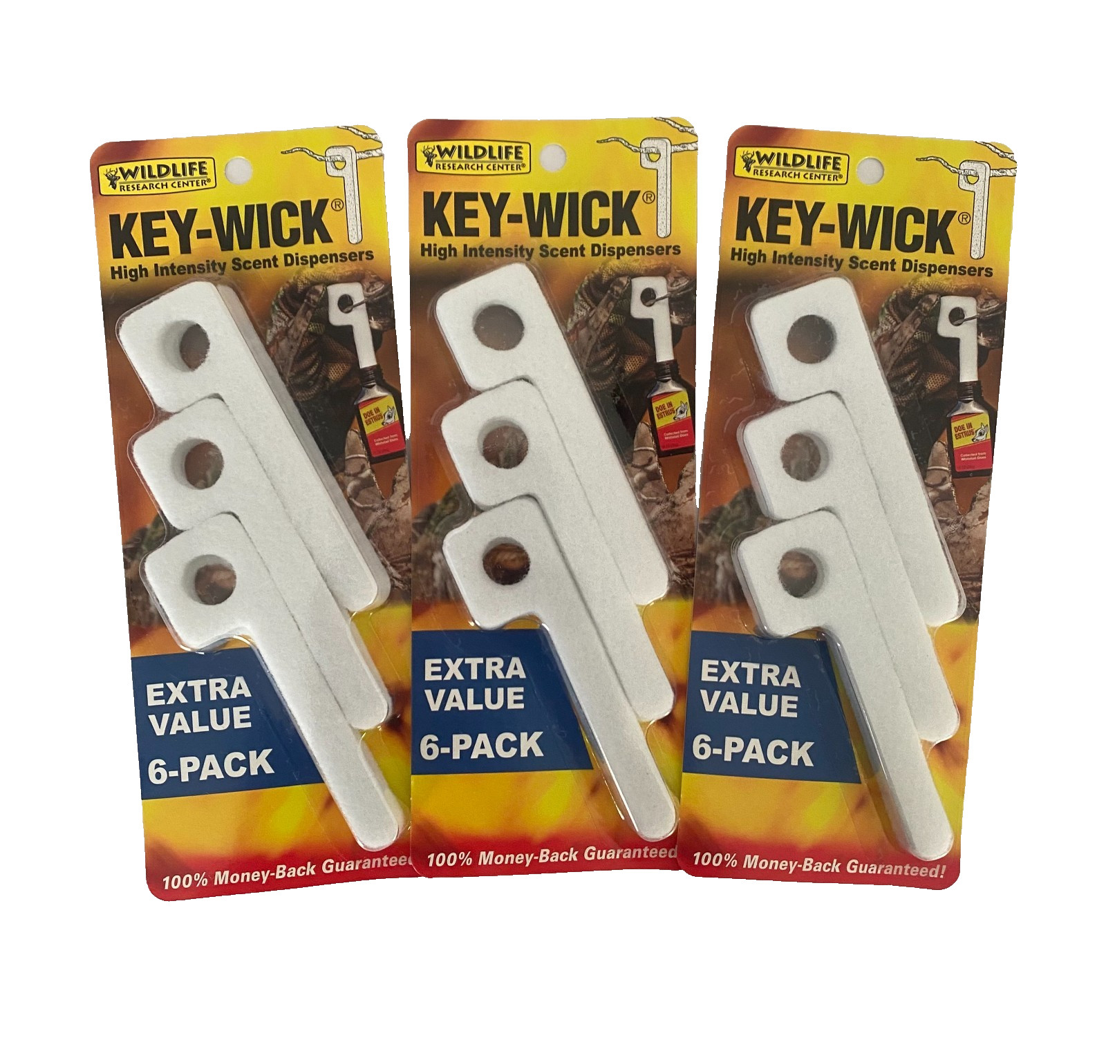 Wildlife Research Key Wick High Intensity 6 Pack Per Package Deer Hunting Lot