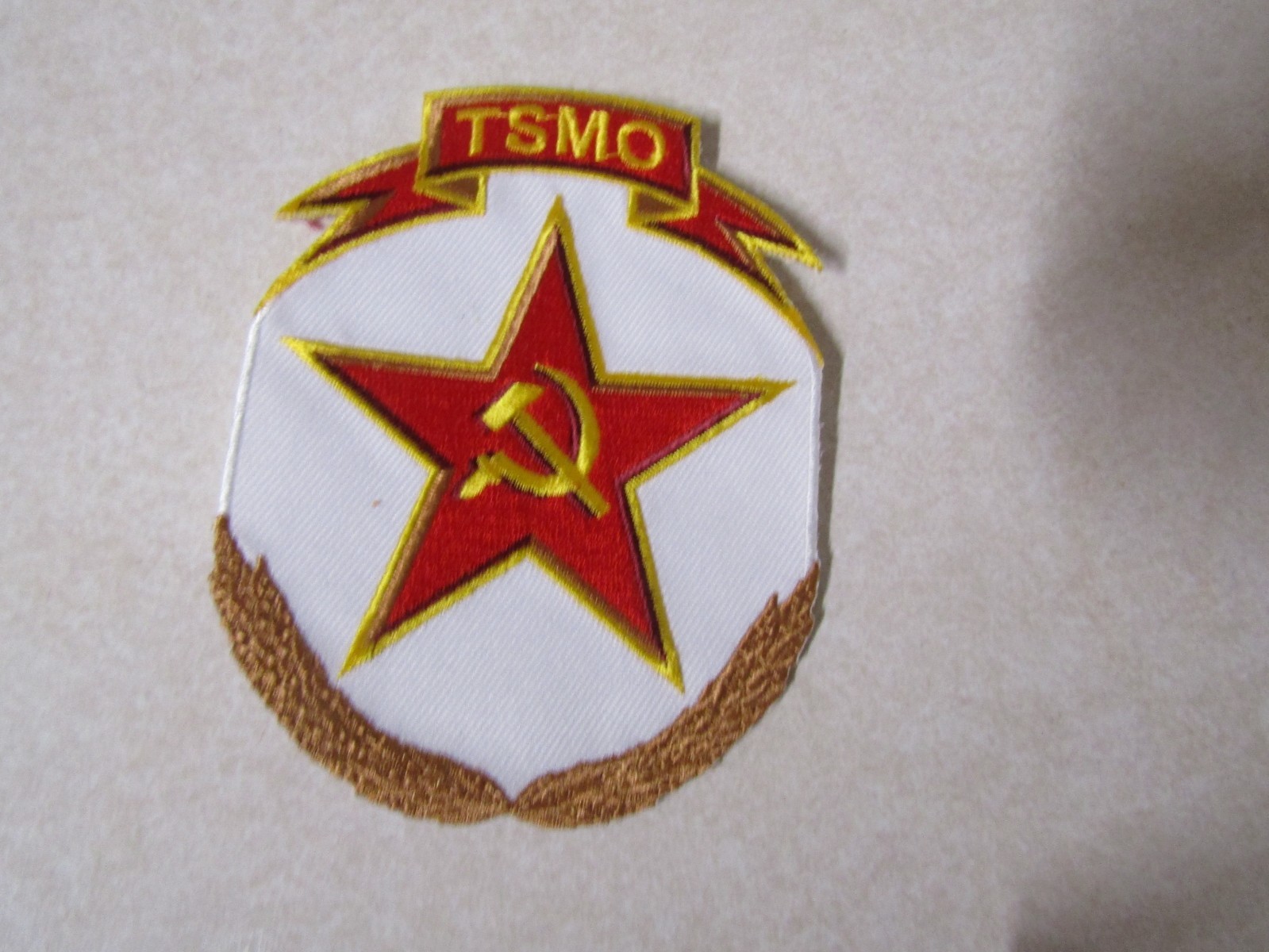 MILITARY PATCH UNSURE FOREIGN RUSSIAN SOVIET UNION TSMO