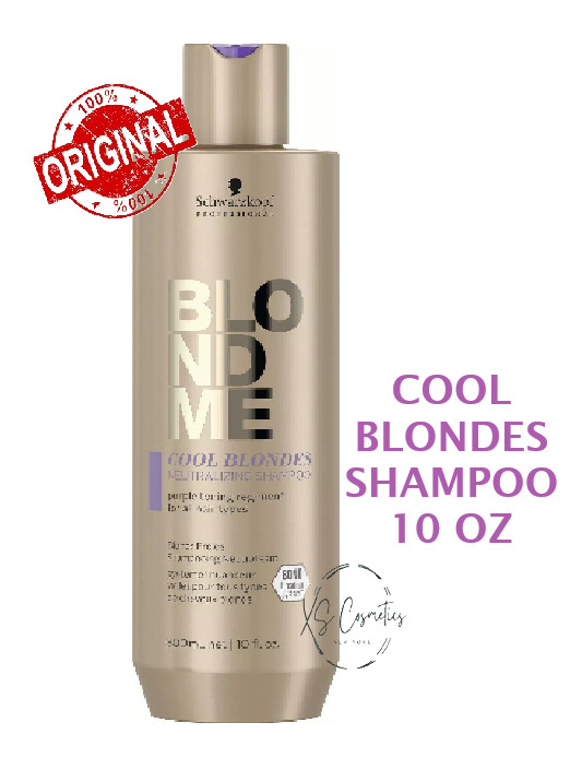 Schwarzkopf Professional BlondMe Cool Blondes Neutralizing Shampoo - 10 oz (NEW)