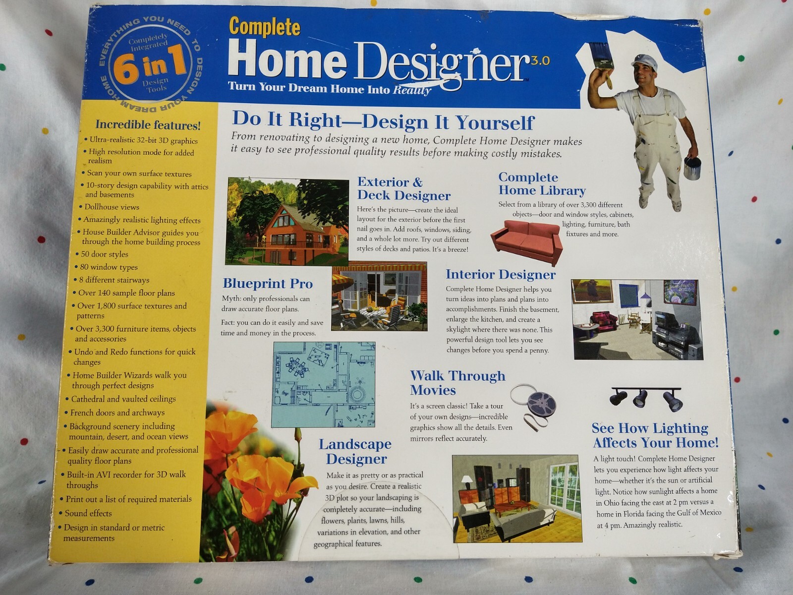 Lot (4) Boxed Vintage PC Software Home Garden Design & Publishing