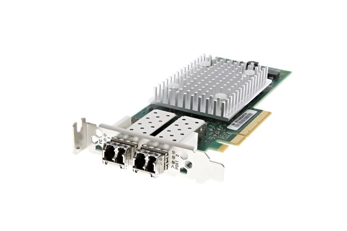 Dell Qlogic 16GB Dual Port Adapter QLE2692L-DEL / 0TCK3G + (2) 16Gb - VGC