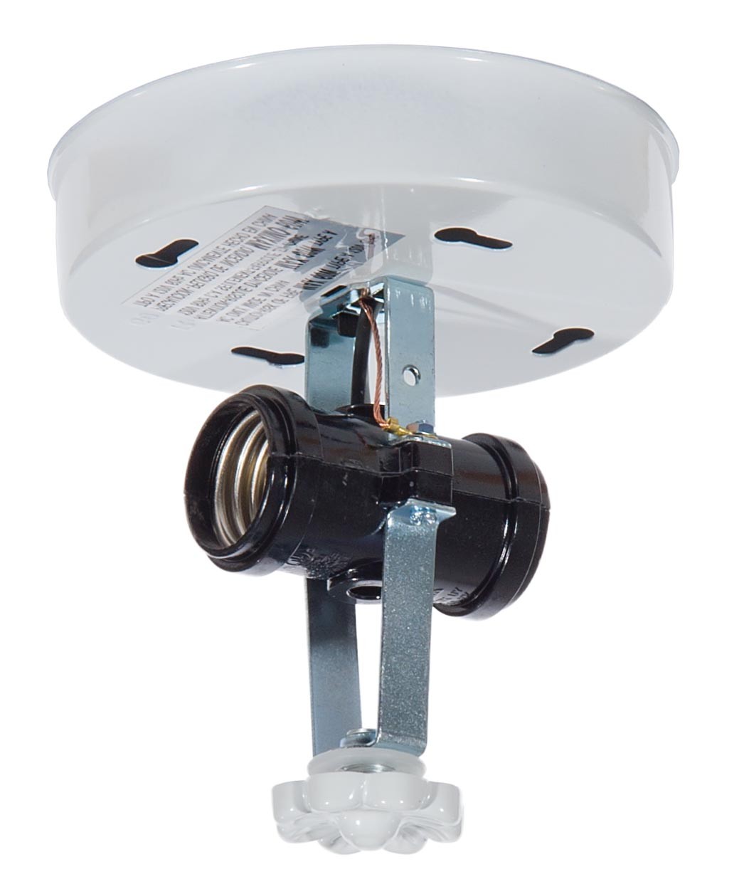 B&P Lamp® 2 Light Ceiling Fixture Holder for Glass Shades