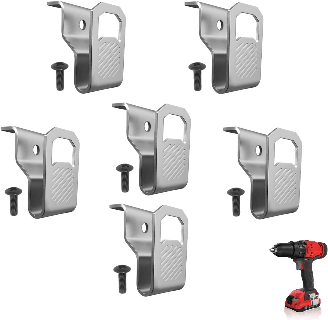 6pcs N597001 Belt Hook Tool Kits for Craftsman Impact Drill and Impact Driver