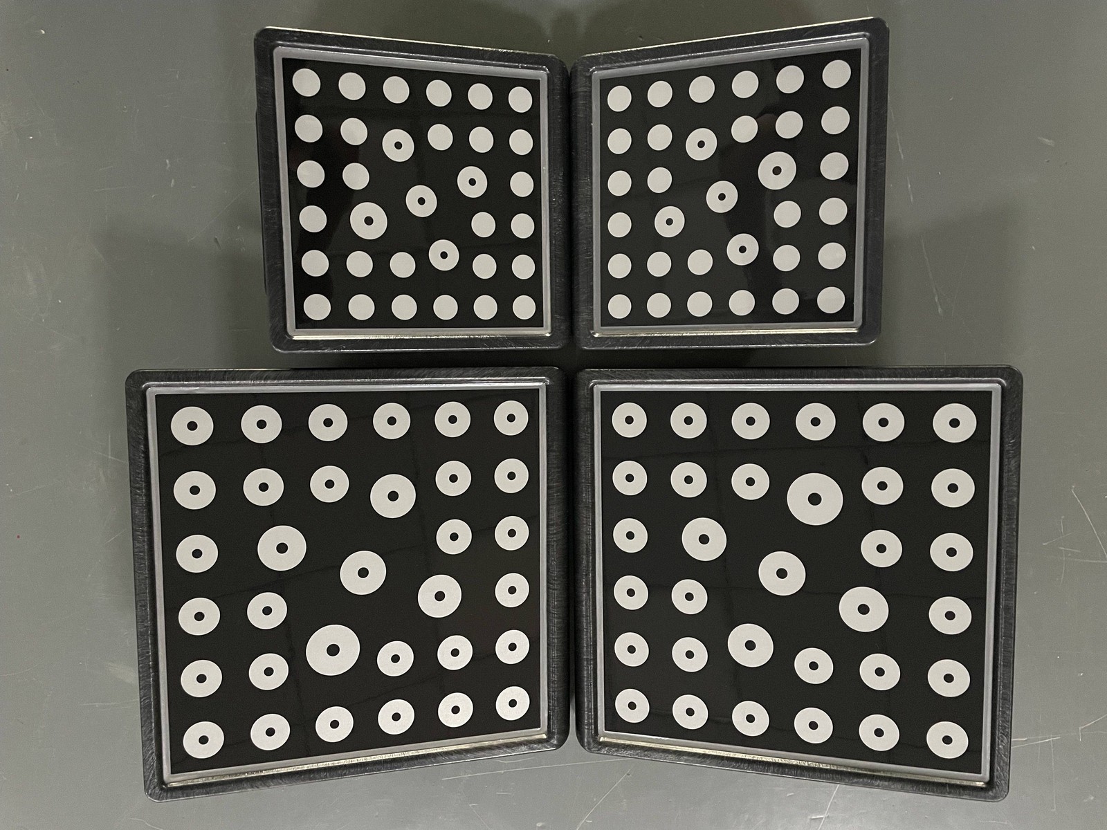 V3D Wheel Aligner Front 2 + Rear 2 Targets For John Bean Wheel Alignment Plates