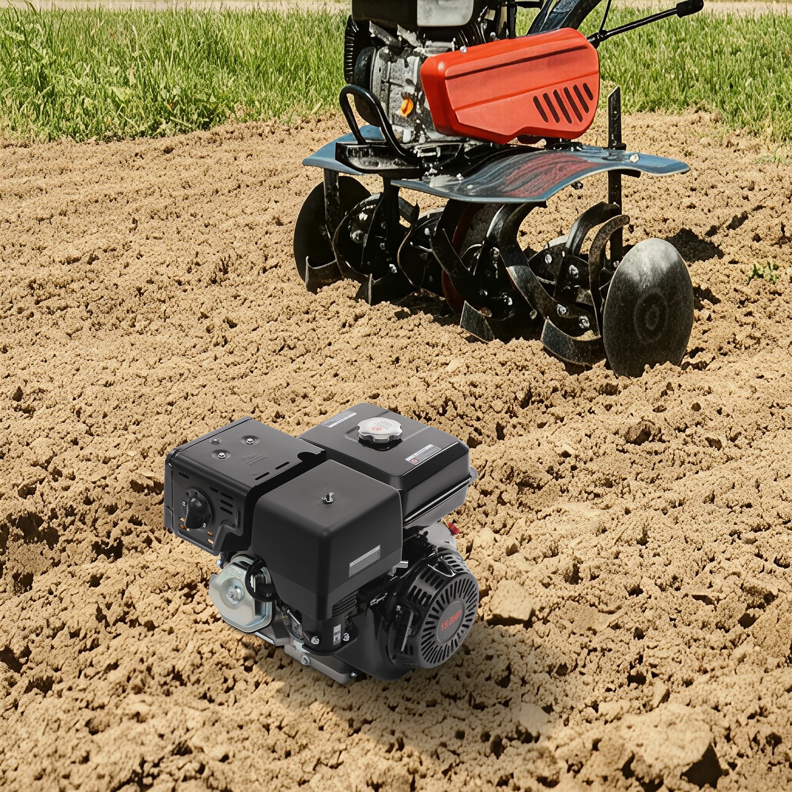 420cc 3600 RPM Horizontal Gas Powered Engine Single Cylinder Gasoline Engine US